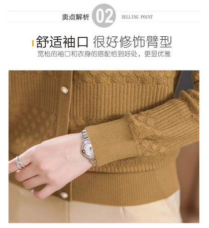 2023 Women Sweaters Autumn Winter Long Sleeve Pullovers Knitwears Warm Pullovers Korean Fashion Bottoming Shirts Slim Fit Jumper