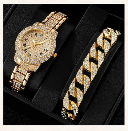 Diamond Women Watches Gold Watch Ladies Wrist Watches Luxury Brand Rhinestone Womens Bracelet Watches Female Relogio Feminino