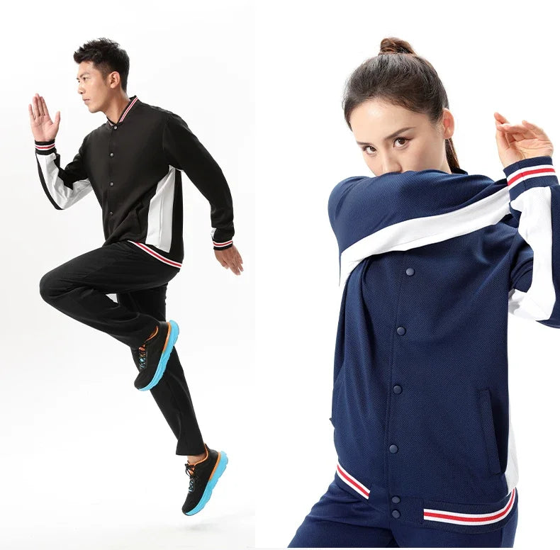 Wholesale Men Winter Tracksuits Custom Logo Stripe Soccer Tracksuit Personalized Training Casual Unisex Football Tracksuits 6663