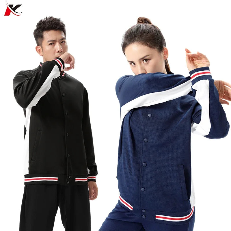 Wholesale Men Winter Tracksuits Custom Logo Stripe Soccer Tracksuit Personalized Training Casual Unisex Football Tracksuits 6663