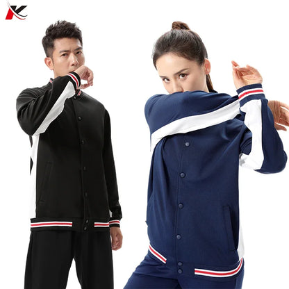 Wholesale Men Winter Tracksuits Custom Logo Stripe Soccer Tracksuit Personalized Training Casual Unisex Football Tracksuits 6663