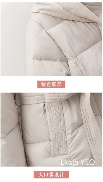 Women's Down Cotton Padded Jacket 2024 Short Loose Korean Version  Ladies Outerwear Comfortable Elegant Lady Winter Parka Coat