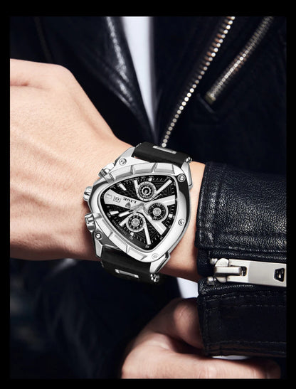 LIGE Chronograph Fashion Men's Casual Watches Stainless Steel Quartz Wrist Watch Man Calendar Male Sports Luminous Clock Relogio