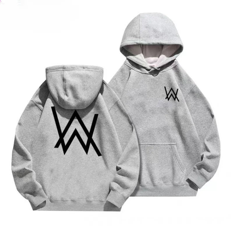 Alan Walker Hooded Sweater Electric Sound Men's Printing Coat Clothes Men's Loose Comfortable Top