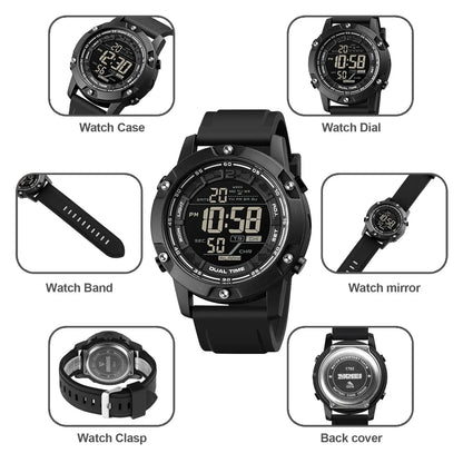 SKMEI 1762 Mens Digital Movement LED Light Countdown Wristwatch Clock relogio masculino 10Bar Waterproof Swimming Sport Watches