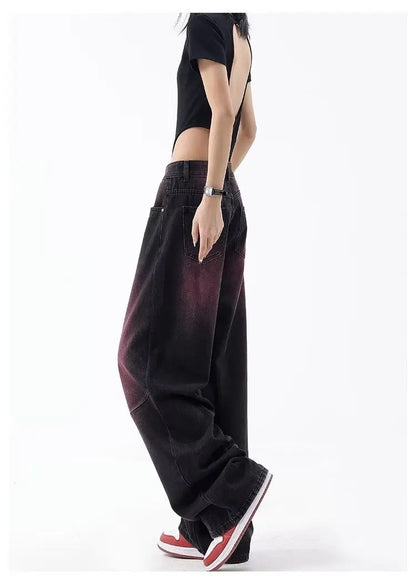 Autumn Jeans Women's Fashion Literary Trend Loose Washed Youth Fashion High Street Harajuku Women's Jeans