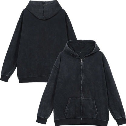Jujutsu Kaisen Anime Zip Up Hoodies for Men Women 100%Cotton Toji Print Gothic Harajuku Zipper Sweatshirts Casual Manga Pullover
