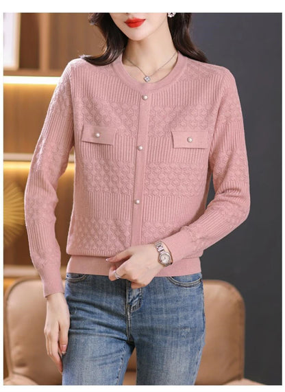2023 Women Sweaters Autumn Winter Long Sleeve Pullovers Knitwears Warm Pullovers Korean Fashion Bottoming Shirts Slim Fit Jumper