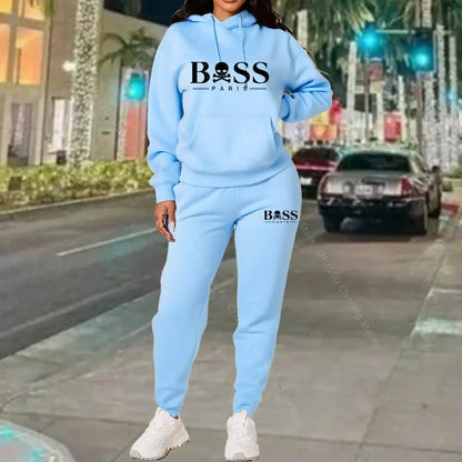 2026 New Women's Tracksuit Sweatshirt Sweatpant High Quality Outfits Suit Designer Luxury Autumn Winter Clothing Women Pants Set