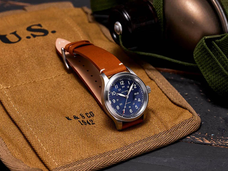 Baltany Calendar Field Wristwatches 32mm S2049 NH35 Sapphire Crystal Luminous 10ATM Stainless Steel Automatic Mechanical Watches