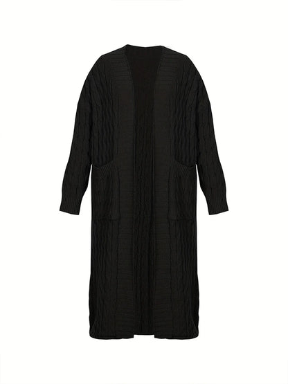 CozyFall Long Knit Cardigan