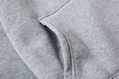 New Letter 2023 Autumn Winter Men's Black "V" Printing Casual Kangaroo Pocket Hoodie Hoodie Hoodie Gift Bestseller