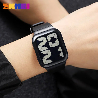 SKMEI 1995 Luxury Digital Watch for Sport Women Men Waterproof Electronic LED Display Wristwatches Boy Girl Clock Reloj Hombre