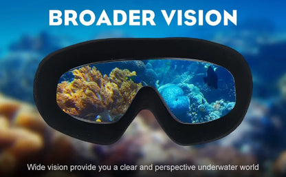Swim Goggles with Ear Plugs UV Protection No Leaking Anti Fog Lens Swimming Glasses Wide Blue Light Blocking Comfortable Eyewear