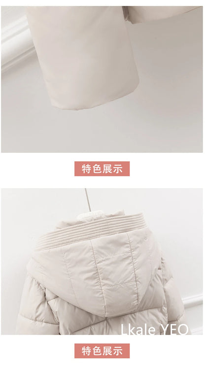 Women's Down Cotton Padded Jacket 2024 Short Loose Korean Version  Ladies Outerwear Comfortable Elegant Lady Winter Parka Coat