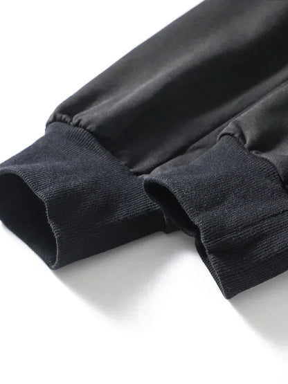 Autumn and winter new men's and women's hooded sweatshirts and pants 2-piece outdoor fashion jogging men's casual sportswear set