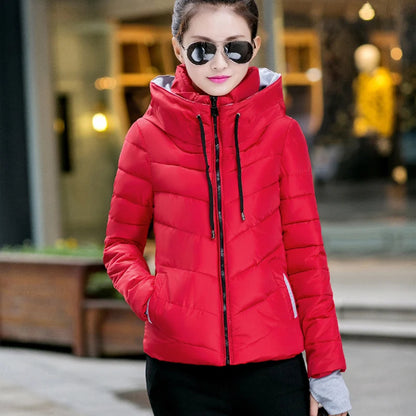 Cheap wholesale 2018 new winter  Hot selling women's fashion casual warm jacket female bisic coats T1192