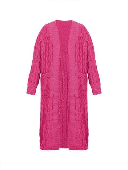 CozyFall Long Knit Cardigan