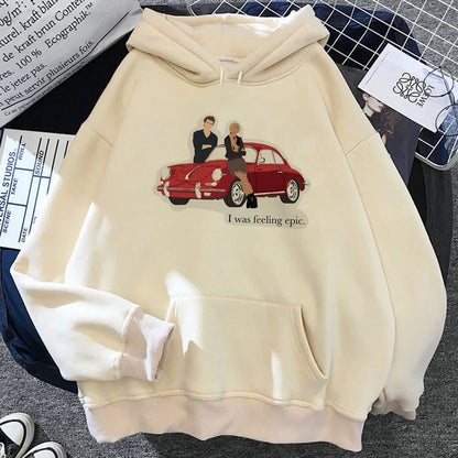 the Vampire Diaries hoodie Y2K funny athleisure comic soft fabric teen tracksuits hoddie casual wear comfortable anime