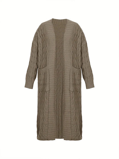 CozyFall Long Knit Cardigan