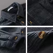 CORDUROY CHEST POCKET SHIRT
