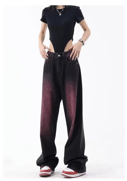 Autumn Jeans Women's Fashion Literary Trend Loose Washed Youth Fashion High Street Harajuku Women's Jeans