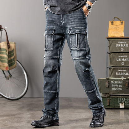 UTILITY POCKET JEANS