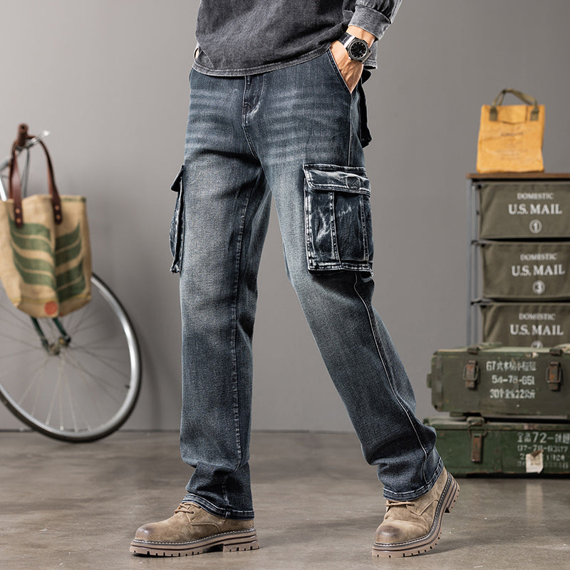 UTILITY POCKET JEANS