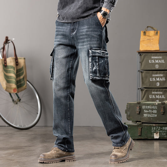 UTILITY POCKET JEANS