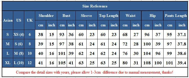 Fashion Tracksuit 2 Piece Set Autumn Winter Pullover Top + Long Pants Sports Suit Female Sweatshirt Sportswear Suit For Woman