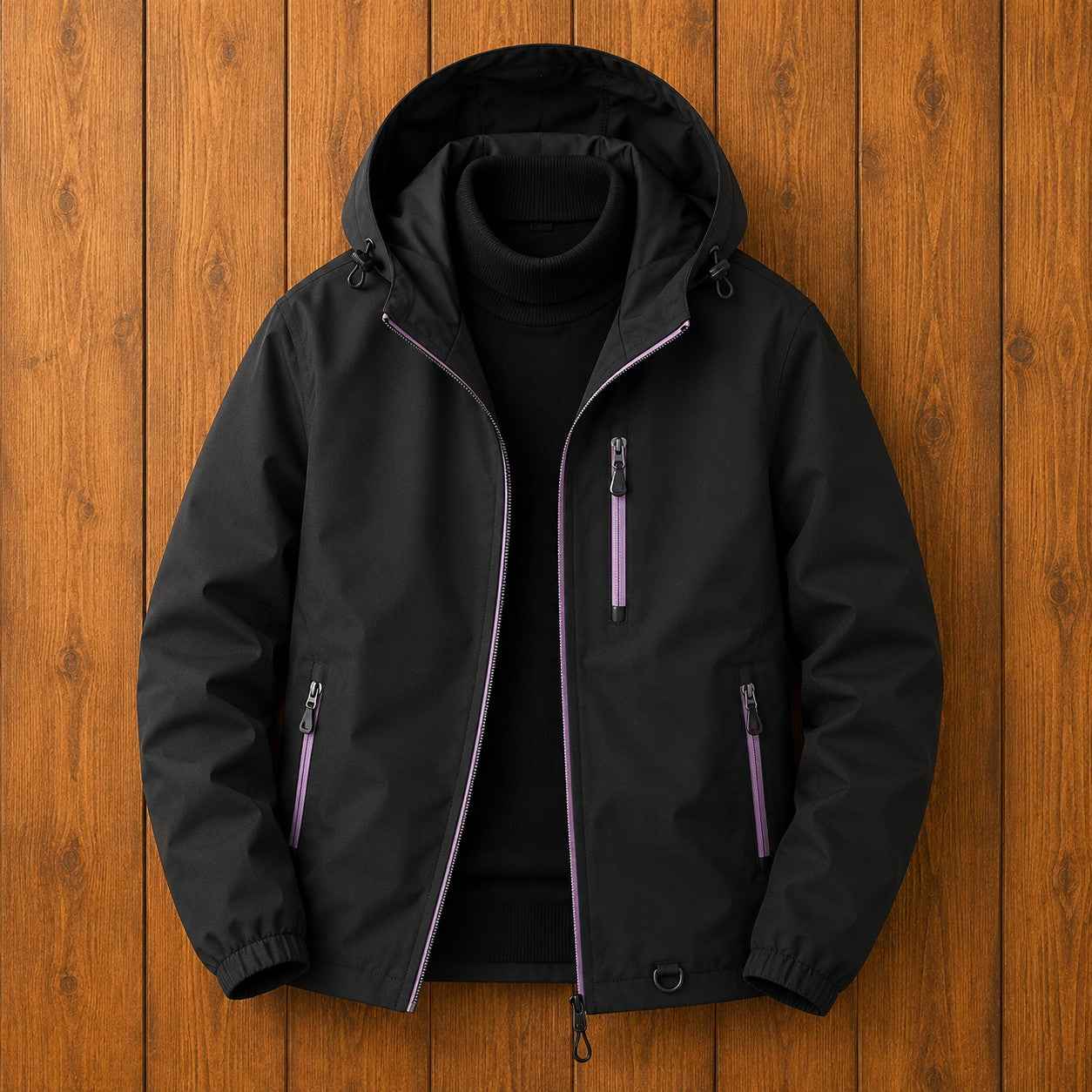 WATERPROOF HOODED JACKET