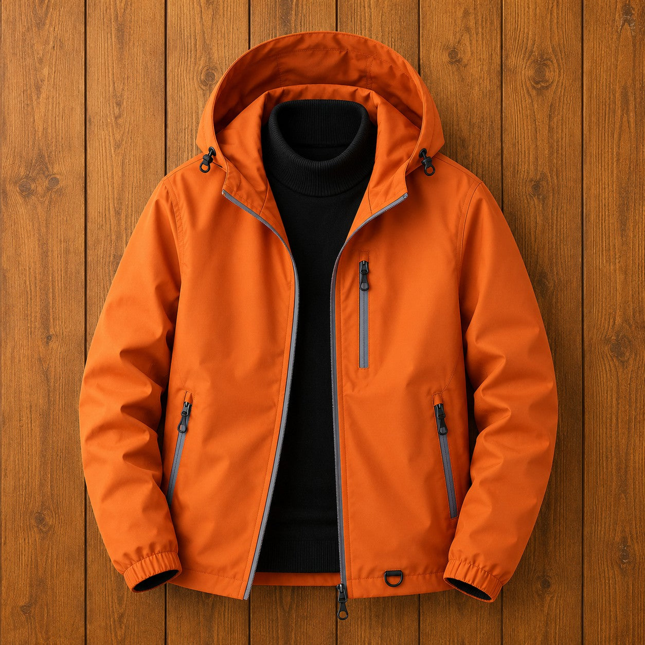 WATERPROOF HOODED JACKET