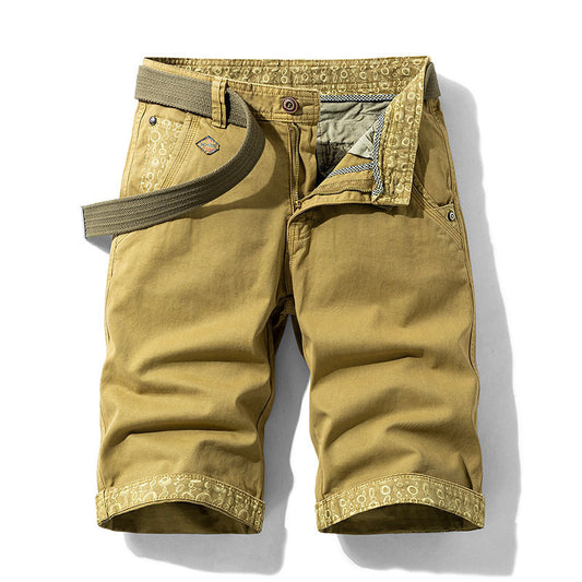 COTTON UTILITY SHORTS