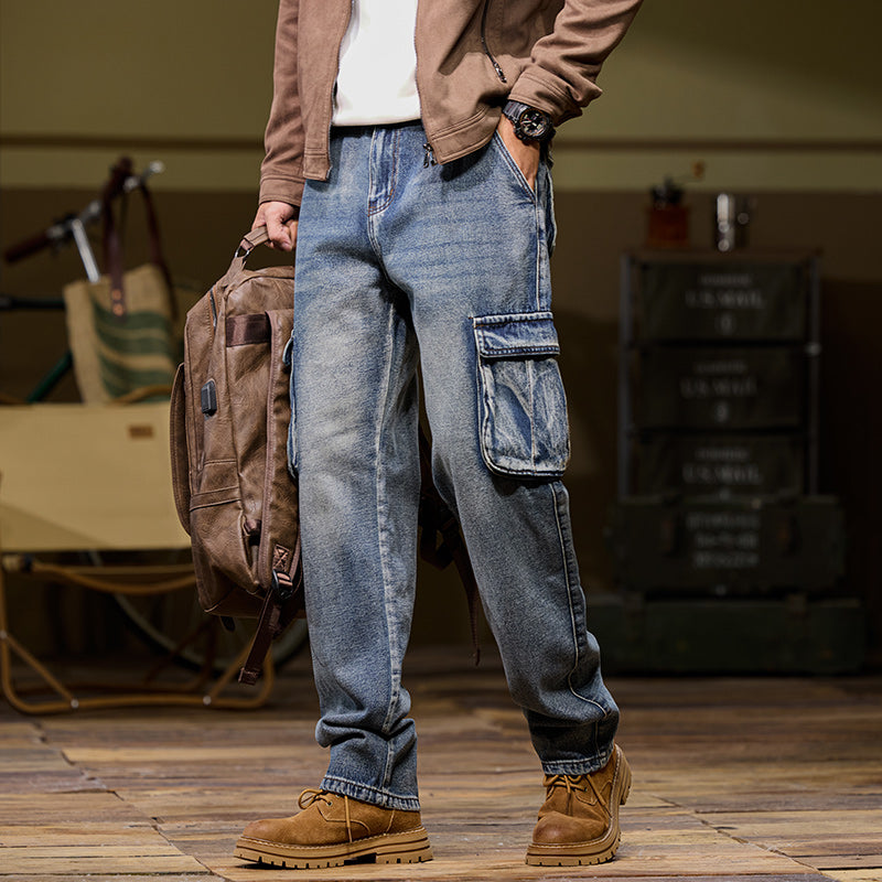 RELAXED CARGO JEANS