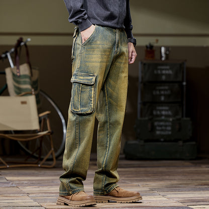 RELAXED CARGO JEANS