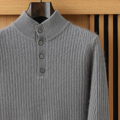 MOCK NECK CASHMERE