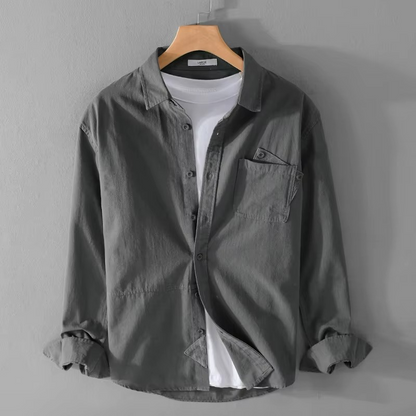 SOFT COTTON LOOSE FIT SHIRT