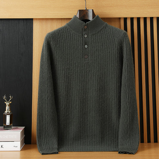 MOCK NECK CASHMERE
