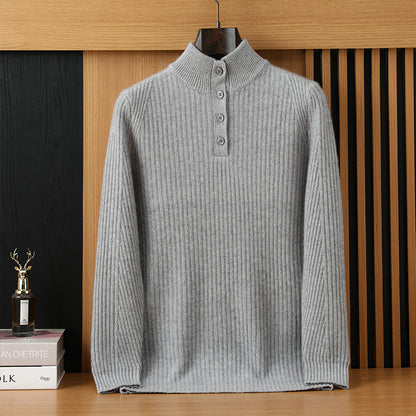 MOCK NECK CASHMERE