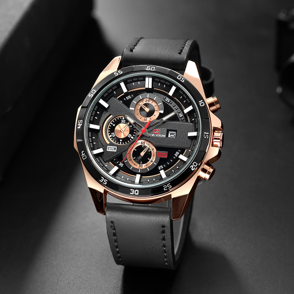 LEATHER BAND WATCH