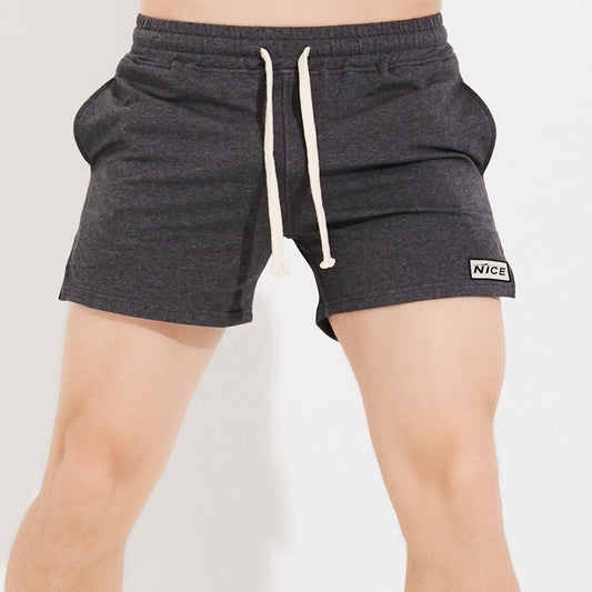 Three-point Slit Sports Shorts Heavy Casual Pants Men