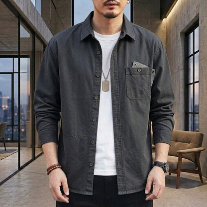 SOFT COTTON LOOSE FIT SHIRT