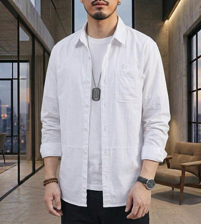 SOFT COTTON LOOSE FIT SHIRT